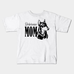 Doberman Mom Gifts Kids T-Shirt